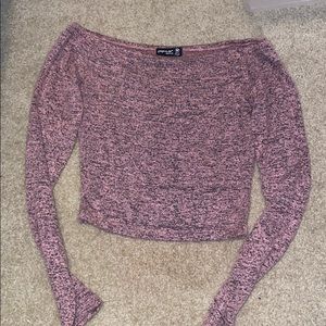 Long sleeve crop top